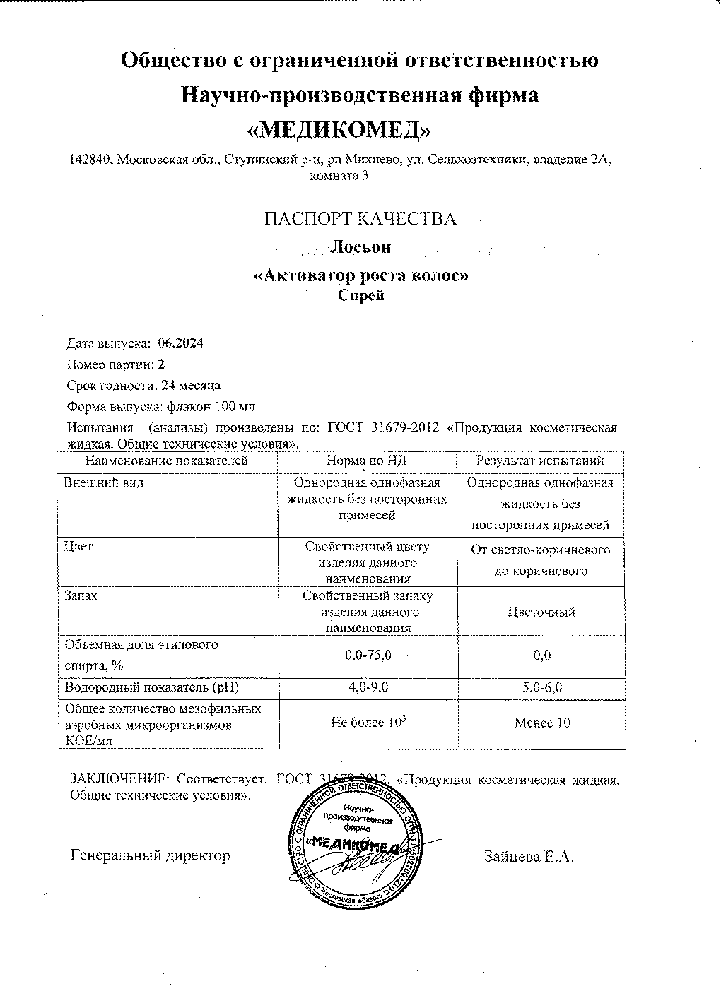 Паспорт №062024